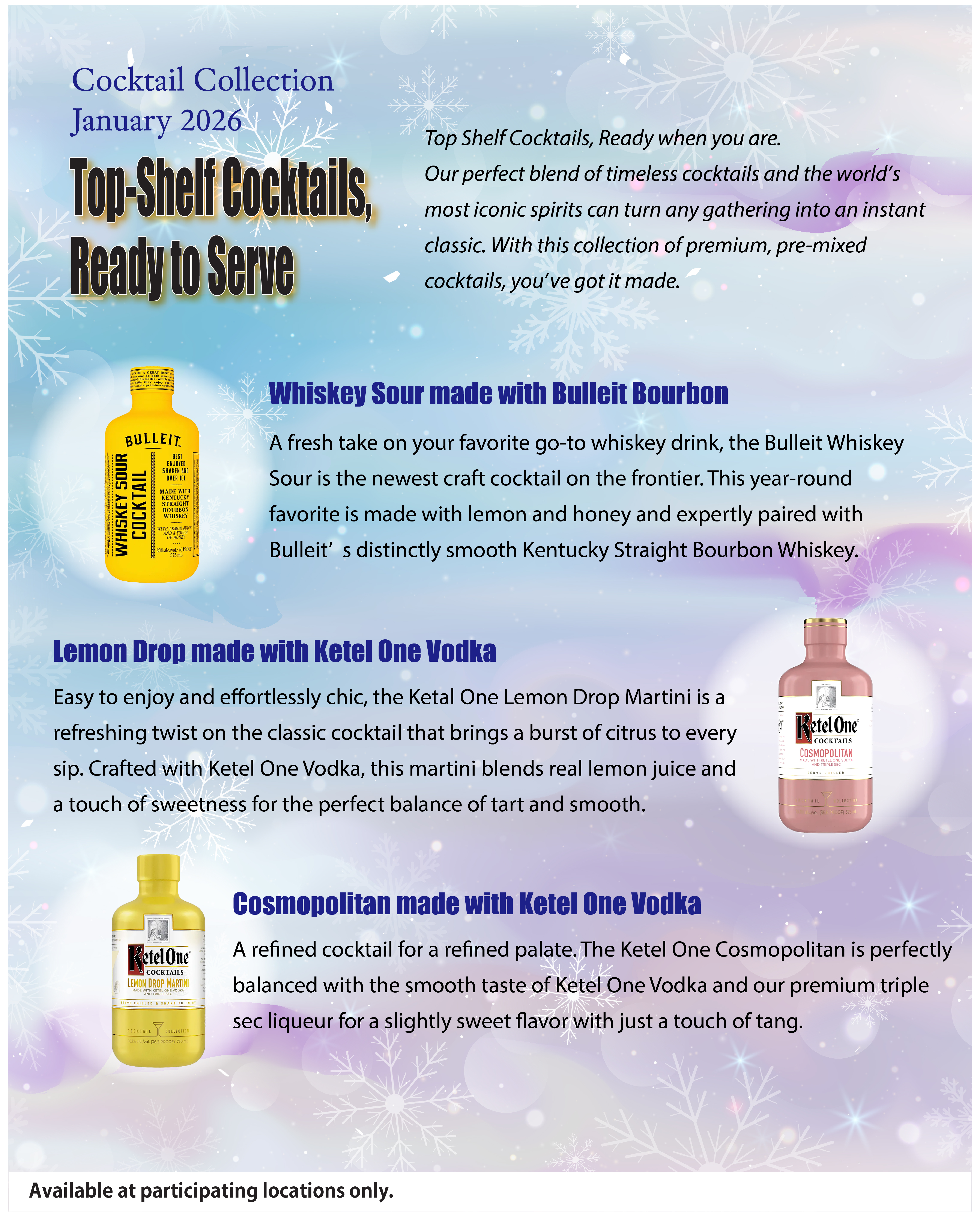 Cocktail Collection | Januaery 2026